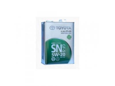 TOYOTA 5W-20 SN (4л) масло моторное для бензиновых двигателей