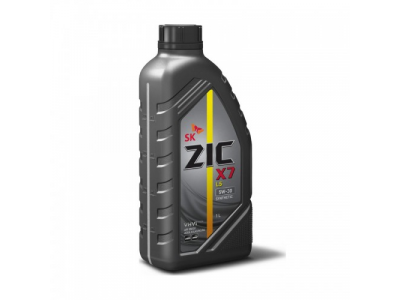 Моторное масло ZIC X7 LS 5W30, 1л