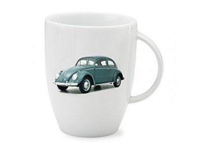 Фарфоровая кружка Volkswagen Classic Mug Beetle, Green, артикул 000069601AP от VAG Фарфоровая кружка Volkswagen Classic Mug Beetle, Green, артикул 000069601AP