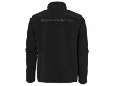 Мужская флисовая куртка Audi Mens Fleece Jacket, quattro, Black от VAG Мужская флисовая куртка Audi Mens Fleece Jacket, quattro, Black